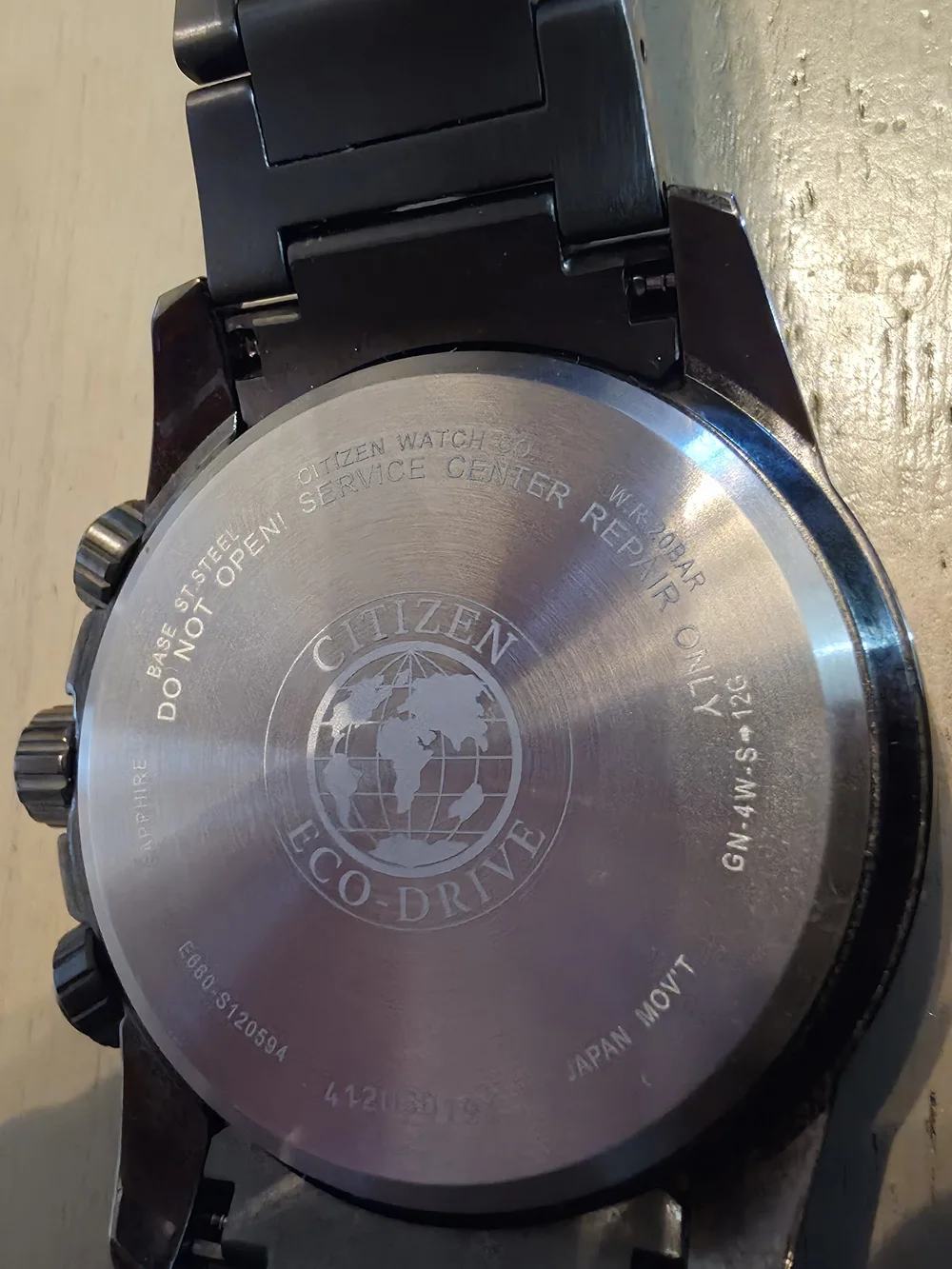 Citizen Eco-Drive Men's PCAT Gray Stainless Steel Bracelet Watch 43mm